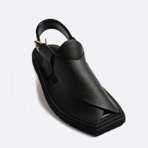 BLACK DOT LEATHER CHAPPAL
